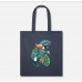 Watercolor Toucan Navy Tote Bag